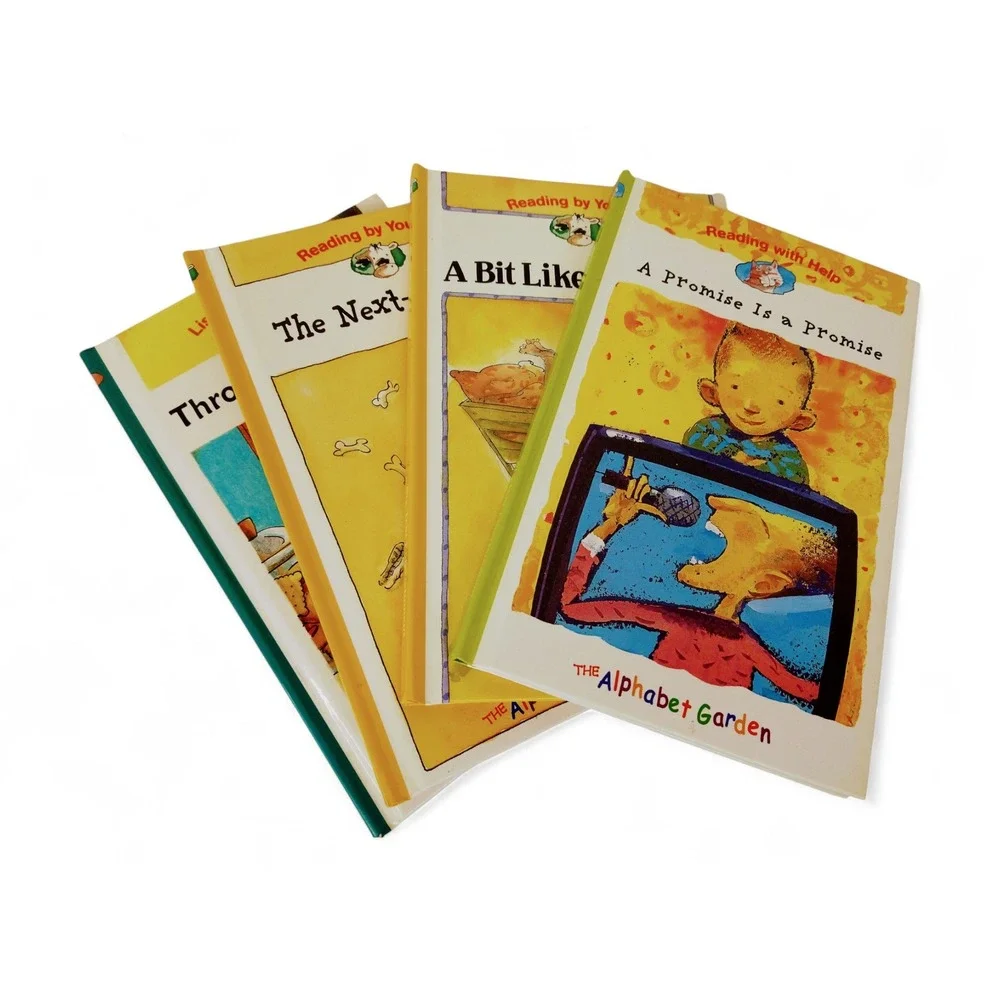 Bundle of Kids Hardcover Books Reading by Yourself Help Alphabet Garden LOT of 4